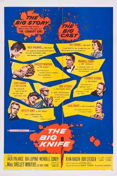 Theatrical release poster for the 1955 film The Big Knife. (2026)