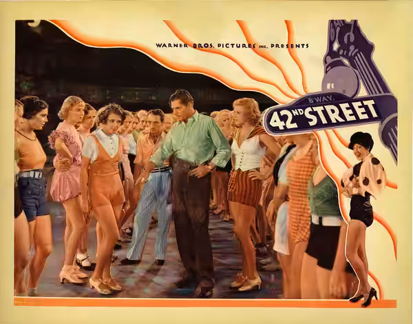 Lobby card from the 1933 film 42nd Street.