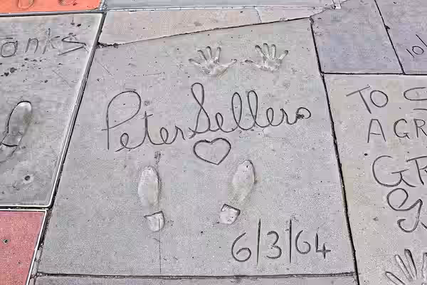 Impronte di Peter Sellers al TCL Chinese Theatre a Los Angeles, agosto 2011