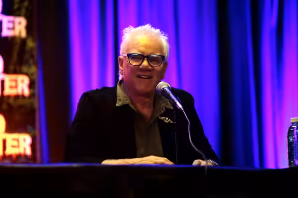 Malcolm McDowell speaking at the 2016 Mad Monster Arizona at the We-Ko-Pa Resort &amp; Conference Center in Scottsdale, Arizona. Please attribute to Gage Skidmo