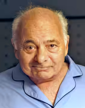 Burt Young during filming of Tom in America. This photograph was taken by me on October 23, 2012 in New York City.