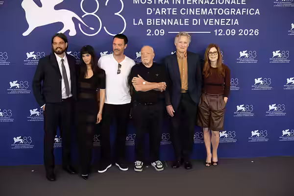 cast at 83rd Venice International Film Festival in Venice, Italy for the film THE BASICS OF PHILOSOPHY . (2026)