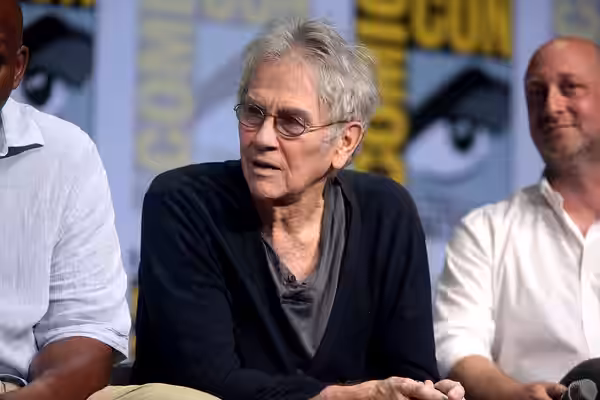 Hampton Fancher speaking at the 2017 San Diego Comic Con International, for "Blade Runner 2049", at the San Diego Convention Center in San Diego, California. Pl