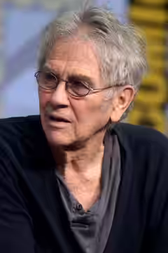 Hampton Fancher speaking at the 2017 San Diego Comic-Con International in San Diego, California.