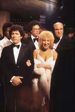 Bette Midler and date Peter Riegert arrive at the premiere of Midler's movie, THE ROSE, 1979 (2010)