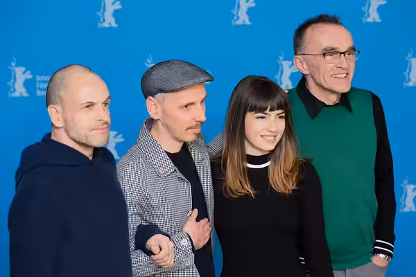 The film team of T2 Trainspotting at the Berlinale 2017