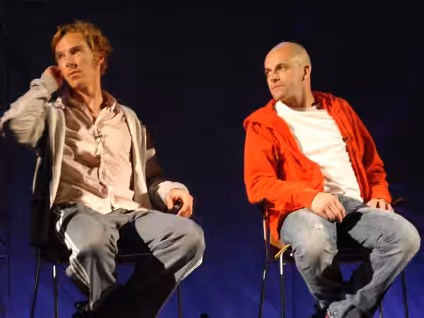 Benedict Cumberbatch &amp; Jonny Lee Miller at Frankenstein Q&amp;A at the National Theatre (2008)
