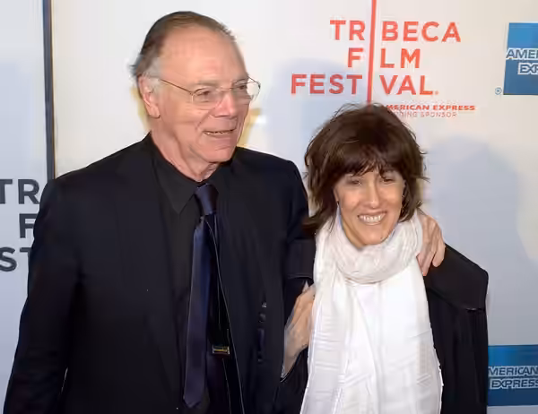 Nicholas Pileggi and Nora Ephron at the 2010 Tribeca Film Festival.