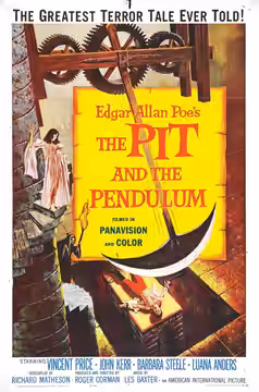Poster for the film The Pit and the Pendulum (1961 film) (1961).