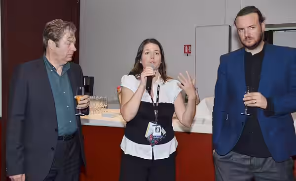 Roger Allam et John Jencks au Festival du film Britannique de Dinard 2016
