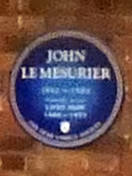 Blue plaque erected by the Dead Comics Society at Barons Keep, Gliddon Road, West Kensington. Obtaining a good quality image would require one to either own an  (2021)