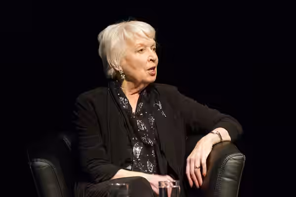 From Flickr: "June Whitfield came to Slapstick Festival in 2013 where she received the annual Aardman Slapstick Comedy Legend Award. This photo was taken during