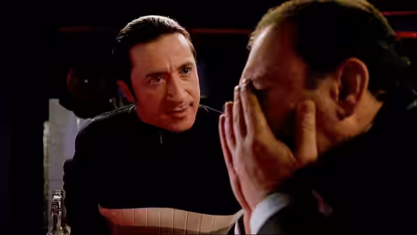 Furio Giunta and Rocco De Trollio in "The Telltale Moozadell" (2024)