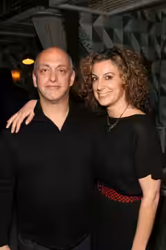 Danny Leiner and Kirstin Smith at CFC's reception at the Avalon Hotel Beverly Hills. To learn more about the Telefilm Canada Features Comedy Lab, please visit:  (2011)