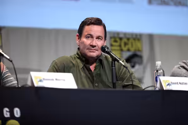 David Nutter speaking at the 2015 San Diego Comic Con International, for "Game of Thrones", at the San Diego Convention Center in San Diego, California. Please 