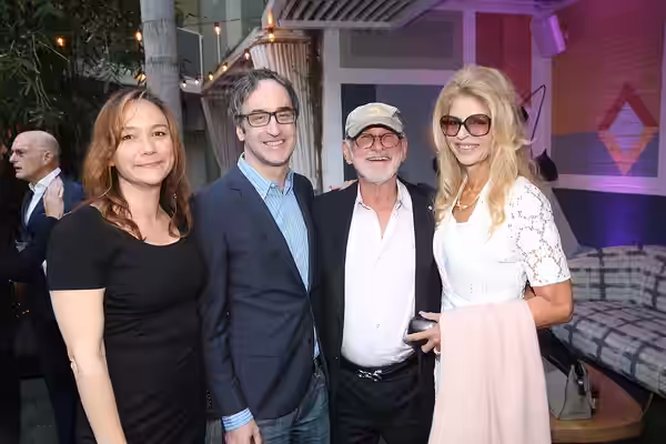 Semi Chellas, Don McKellar, Norman Jewison and Lynne St. David-Jewison. Photo: Jesse Grant. (2016)