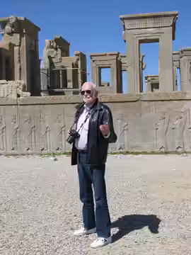 فرانک پیرسون، زمستان ۱۳۸۷ در تخت جمشید (2009)