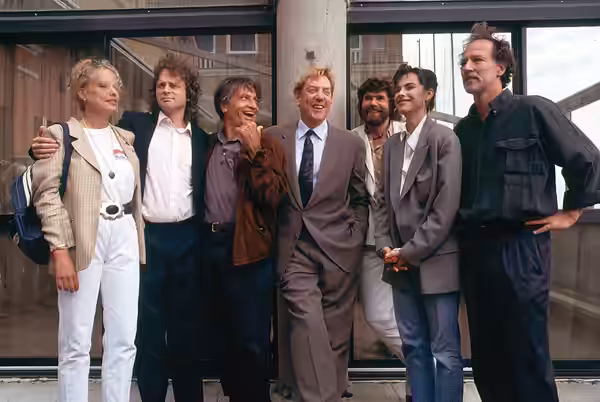 Presentazione del film di Werner Herzog Grido di pietra al 48ª Mostra internazionale d'arte cinematografica di Venezia. (1991)