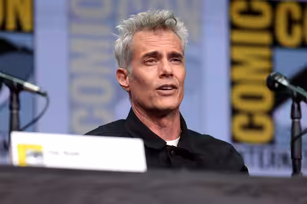 Dana Ashbrook speaking at the 2017 San Diego Comic Con International, for "Twin Peaks", at the San Diego Convention Center in San Diego, California. Please attr
