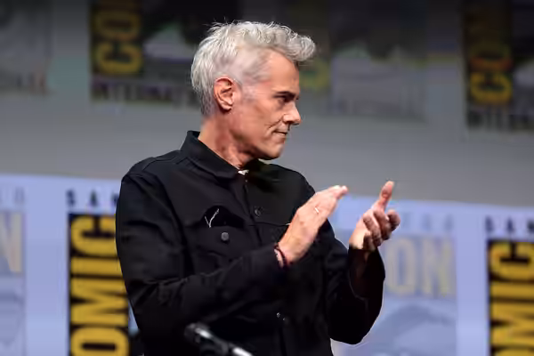 Dana Ashbrook speaking at the 2017 San Diego Comic Con International, for "Twin Peaks", at the San Diego Convention Center in San Diego, California. Please attr