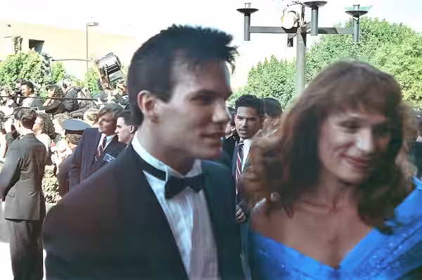 James Marshall and Wendy Robie at the 1990 Emmy Awards.