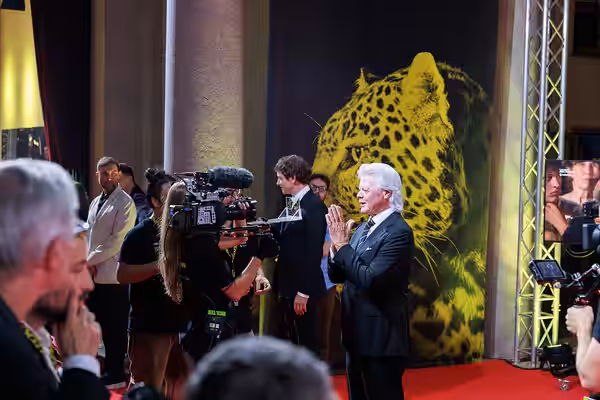 Duwayne Dunham attends the "Le Pays d'Arto" red carpet during the 78th Locarno Film Festival on August 06, 2025 in Locarno, Switzerland.
