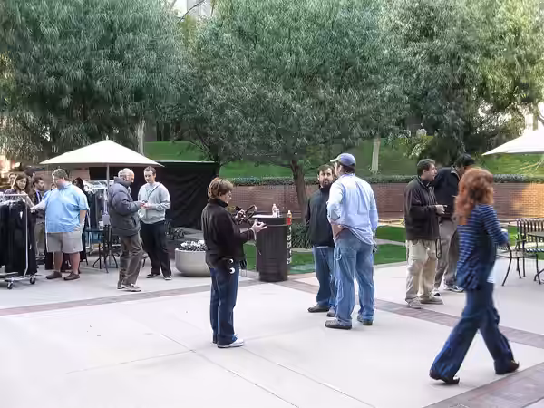 Hollywood Time: "Curb Your Enthusiasm" films at my office building. (2009)