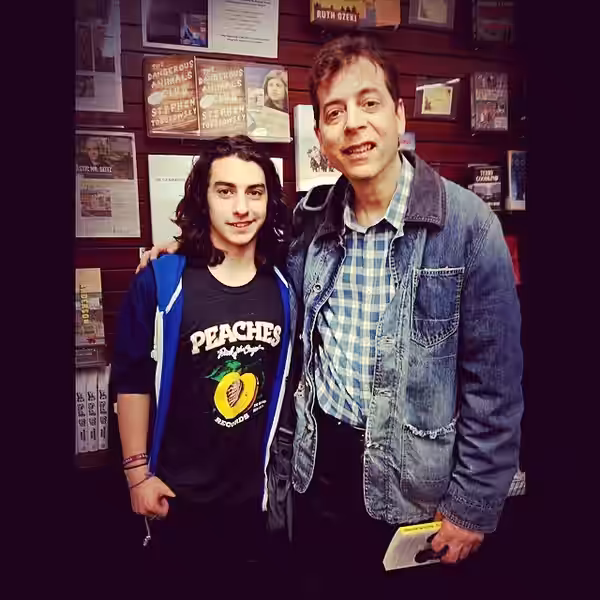 Vadim Imperioli and Fred Stoller at Granada Books' No Indoor Voices (2014)