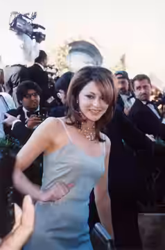 Jane Leeves outside the 1995 Emmy Awards ceremony