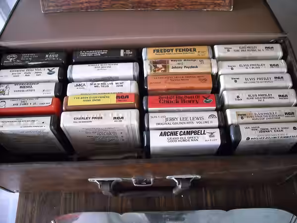 8 track tapes - remember these? (2009)