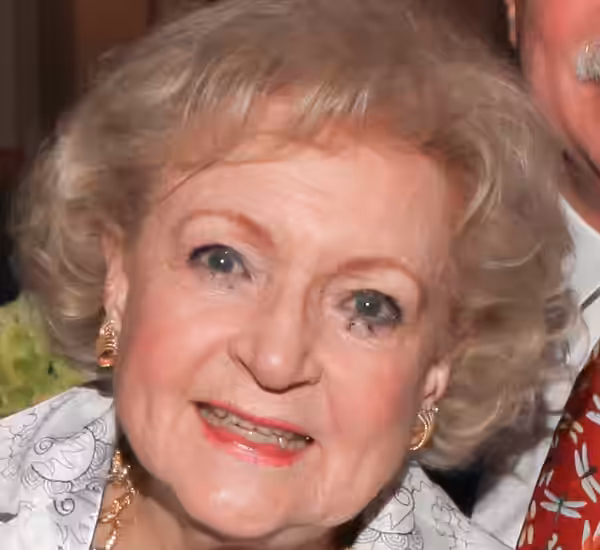Gary Winnick and Betty White (2012)