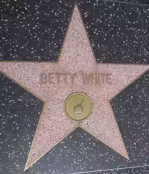 Betty White's star on the Hollywood Walk of Fame (2010)
