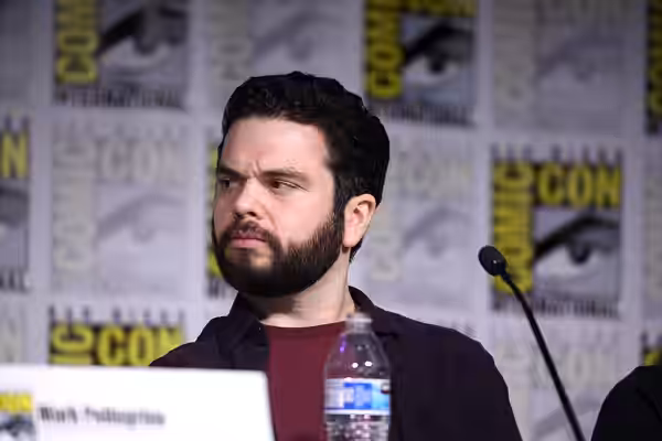 Samm Levine speaking at the 2023 San Diego Comic Con International, for "Underdeveloped", at the San Diego Convention Center in San Diego, California. Please at
