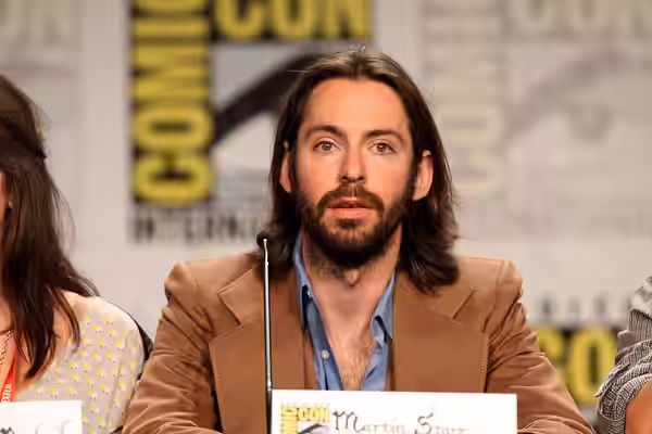 Martin Starr at the 2011 San Diego Comic-Con International in San Diego, California. Please attribute to Gage Skidmore if used elsewhere.