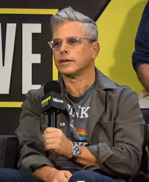 Rich Appel on the Family Guy panel at New York Comic Con in October 2018.
