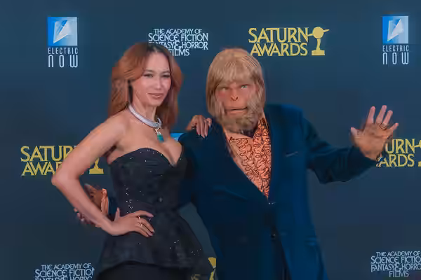Andy Allo &amp; Dana Gould at the 53rd Saturn Awards (2026)