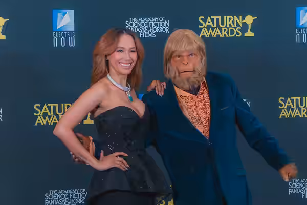 Andy Allo &amp; Dana Gould at the 53rd Saturn Awards (2026)