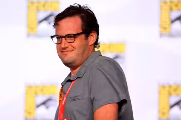 Andrew Kreisberg speaking at the 2012 San Diego Comic-Con International in San Diego, California. Please attribute to Gage Skidmore if used elsewhere.