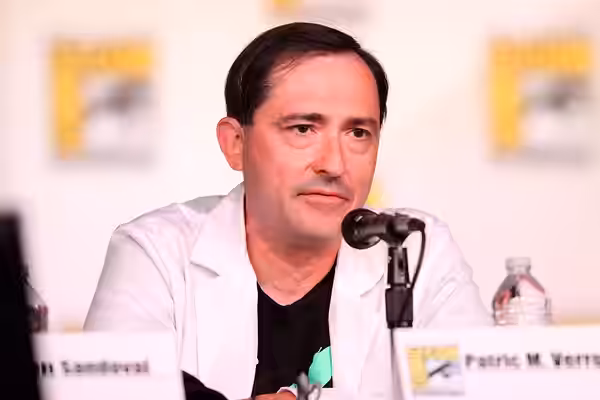 Patric Verrone speaking at the 2012 San Diego Comic-Con International in San Diego, California. Please attribute to Gage Skidmore if used elsewhere.
