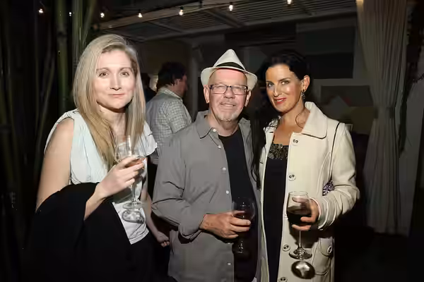 Amber Ripley, Charles Martin Smith and guest. Photo: Jesse Grant. (2018)