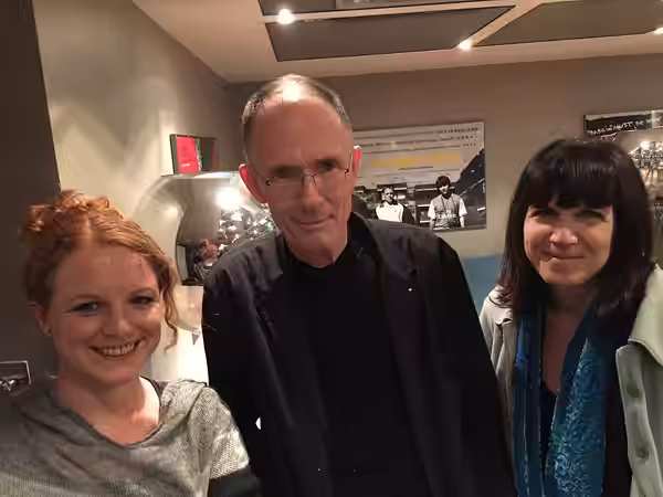 Claire Rowland, William Gibson and Catherine Mayer (2014)