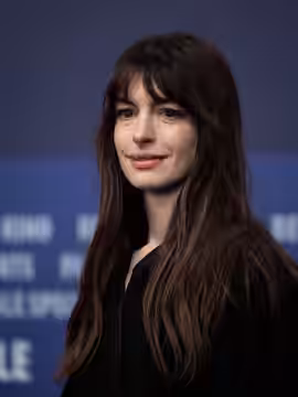 Actress Anne Hathaway at the Berlin Film Festival 2023