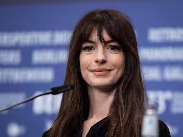 Actress Anne Hathaway at the Berlin Film Festival 2023