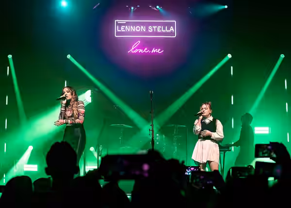 Lennon Stella performing live at The Fonda theatre in Los Angeles, California, on Wednesday, April 3, 2019. Shot for Pass The Aux.
