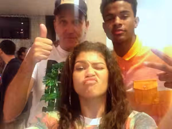 Mark Bombattak, Trevor Jackson et Zendaya à Los Angeles (2019)