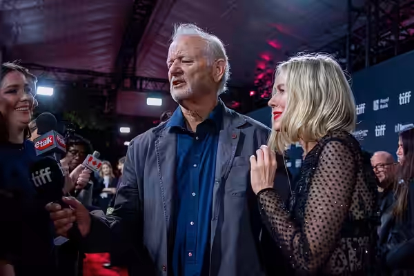 Bill Murray and Naomi Watts, actors, at the 2024 Toronto International Film Festival (TIFF) for the movie The Friend. (2021)