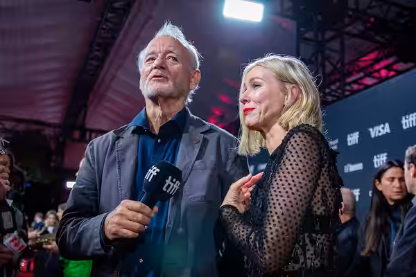 Bill Murray and Naomi Watts, actors, at the 2024 Toronto International Film Festival (TIFF) for the movie The Friend. (2021)