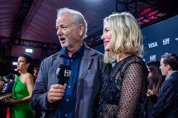 Bill Murray and Naomi Watts, actors, at the 2024 Toronto International Film Festival (TIFF) for the movie The Friend. (2021)
