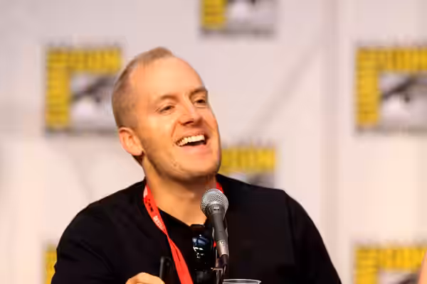 Writer and showrunner Mark Hentemann on the Family Guy panel at the 2010 San Diego Comic Con in San Diego, California. Please attribute to Gage Skidmore if used