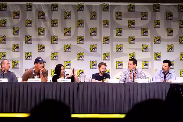 Mike Henry, Patrick Warburton, Alex Borstein, Seth Green, Steve Callaghan, Seth MacFarlane and Mark Hentemann at the 2011 San Diego Comic-Con International in S